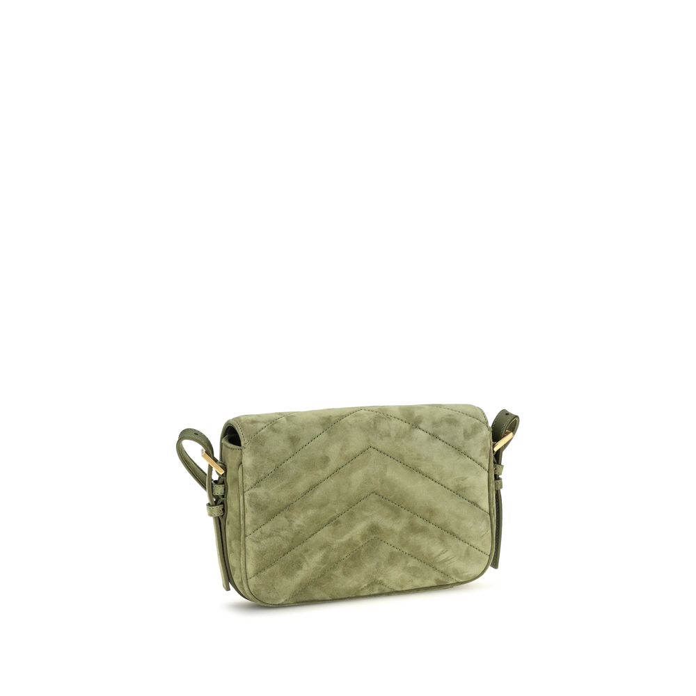 Saint Laurent | Bicolor Suede Leather Shoulder Bag