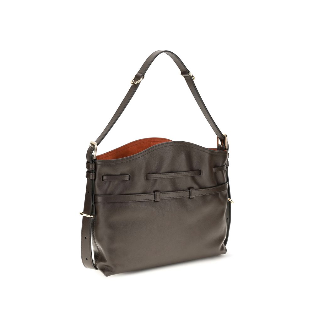 Givenchy | Brown Calf Leather Bos Taurus Backet Bag
