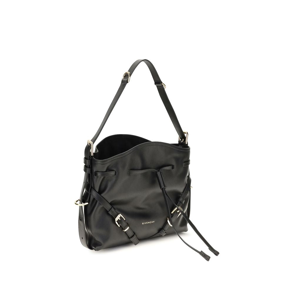 Givenchy | Black Calf Leather Bos Taurus Backet Bag
