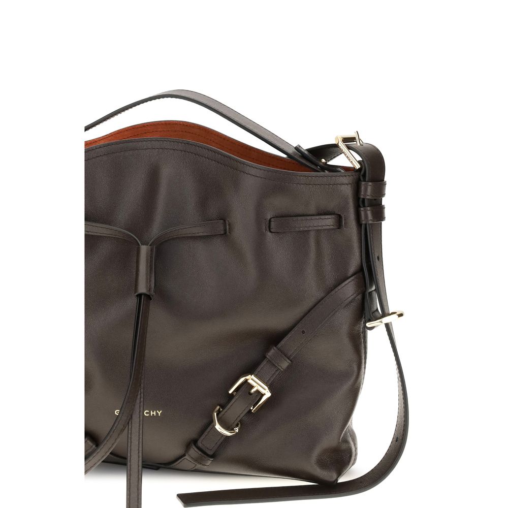 Givenchy | Brown Calf Leather Bos Taurus Backet Bag