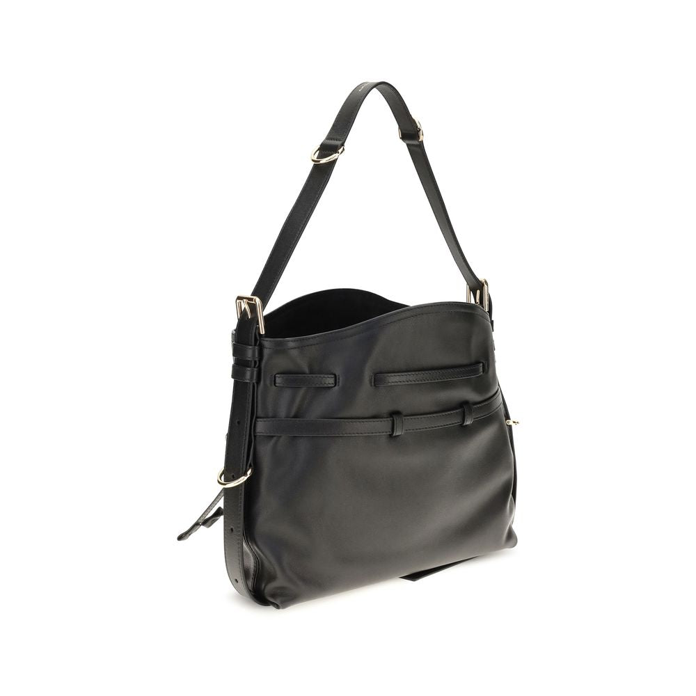 Givenchy | Black Calf Leather Bos Taurus Backet Bag