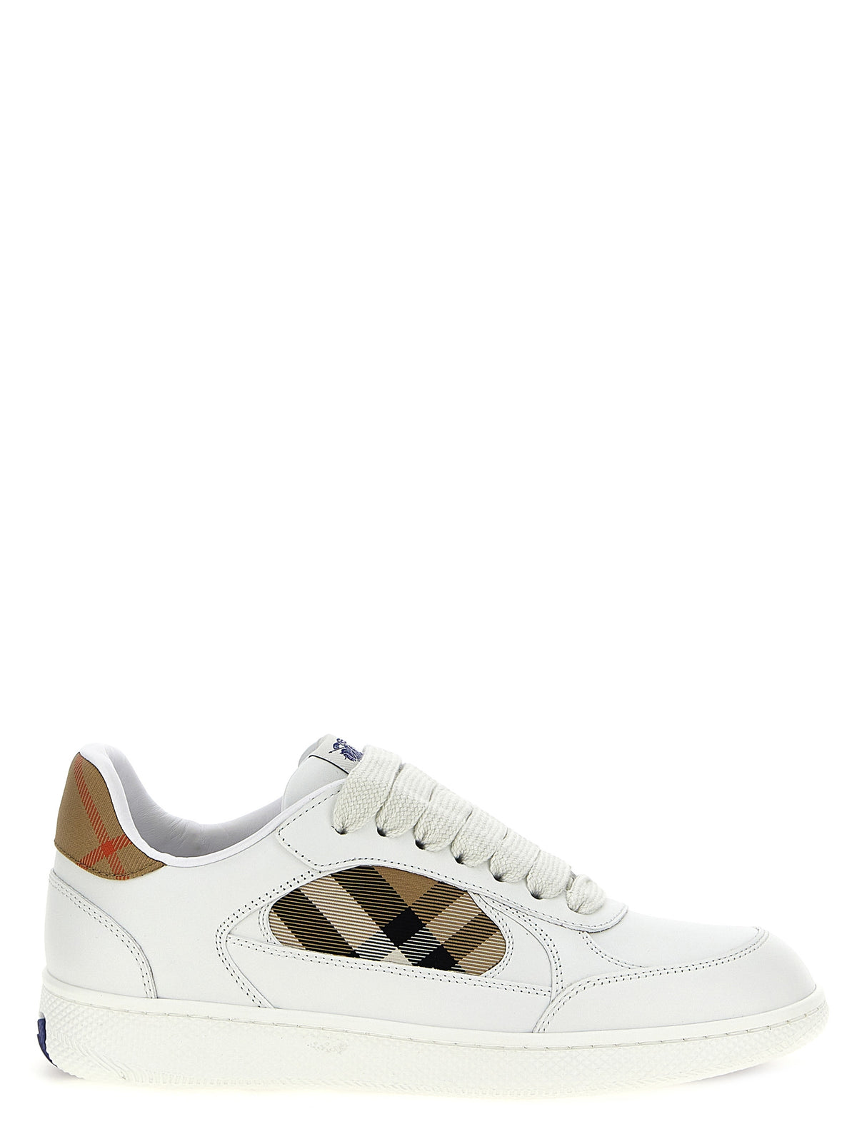 Burberry | Beige Leather Low Top Sneakers