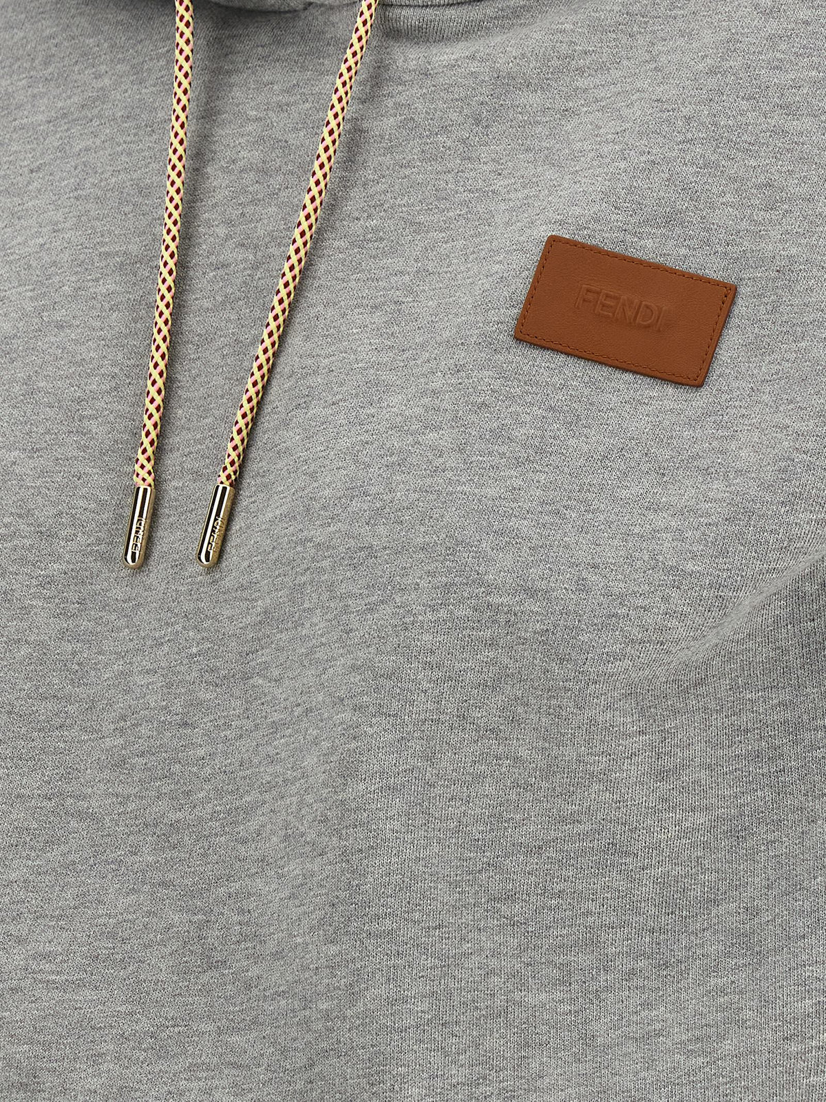 Fendi | Gray Cotton Sweatshirt