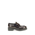 Prada | Brown Calf Leather Bos Taurus Slip-On Loafers