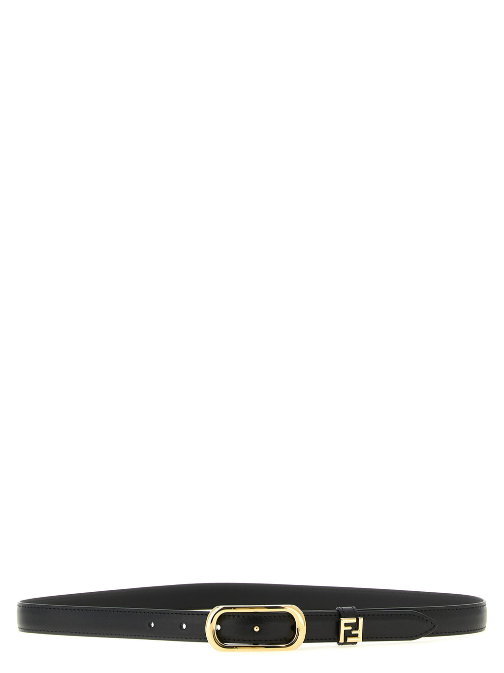 Fendi | Black Calfskin Thin Belt
