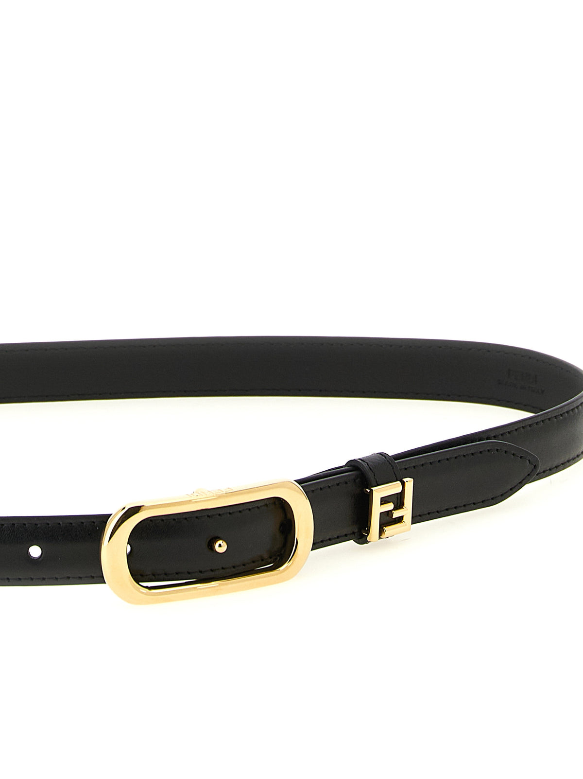 Fendi | Black Calfskin Thin Belt
