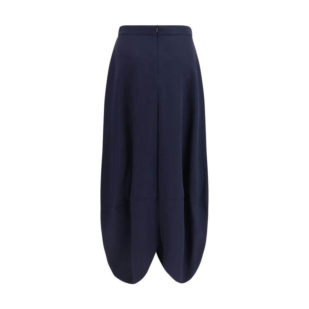 Giorgio Armani | Blue Silk Long Skirt