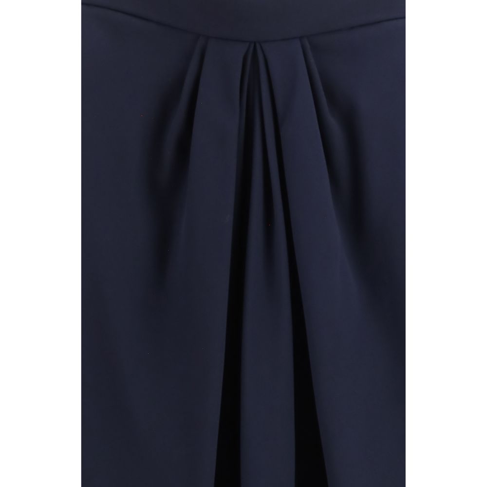Giorgio Armani | Blue Silk Long Skirt