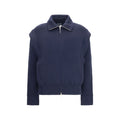 Giorgio Armani | Blue Wool Oves Aries Bomber