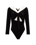 Alexander McQueen | Black and White Cotton Top