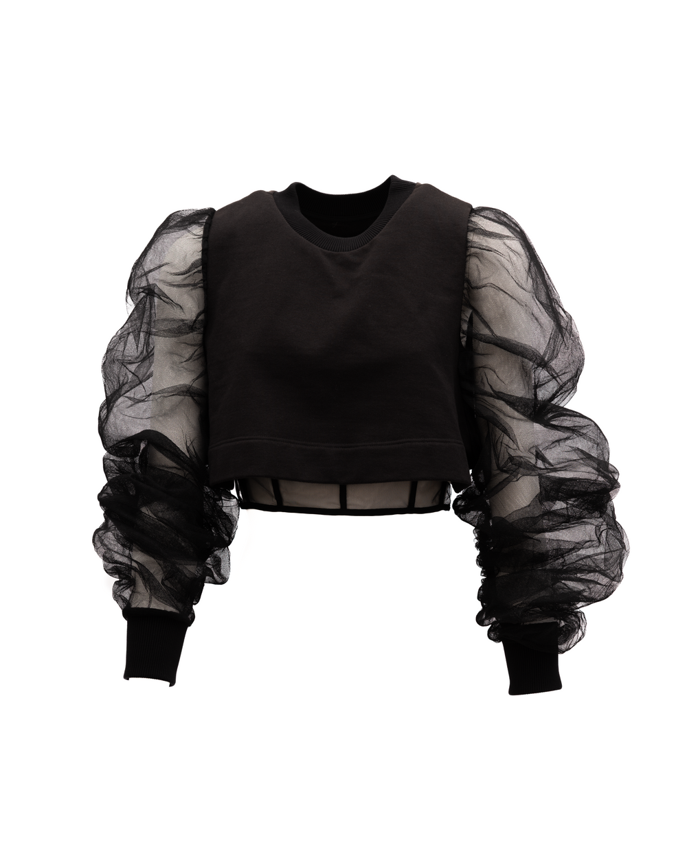 Alexander McQueen | Women Cotton Longsleeved croptop