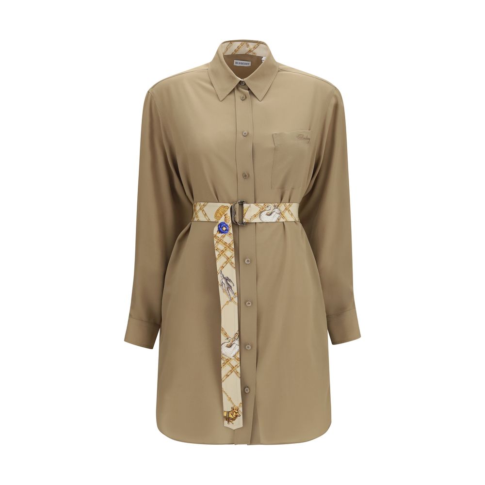 Burberry | Beige Silk Casual Dress
