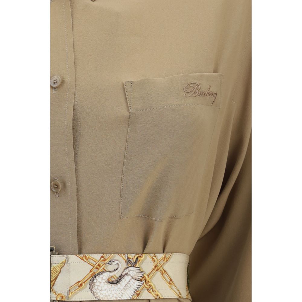 Burberry | Beige Silk Casual Dress