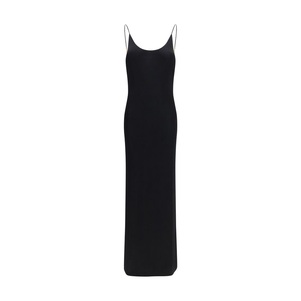 Saint Laurent | Black Viscose Casual Dress