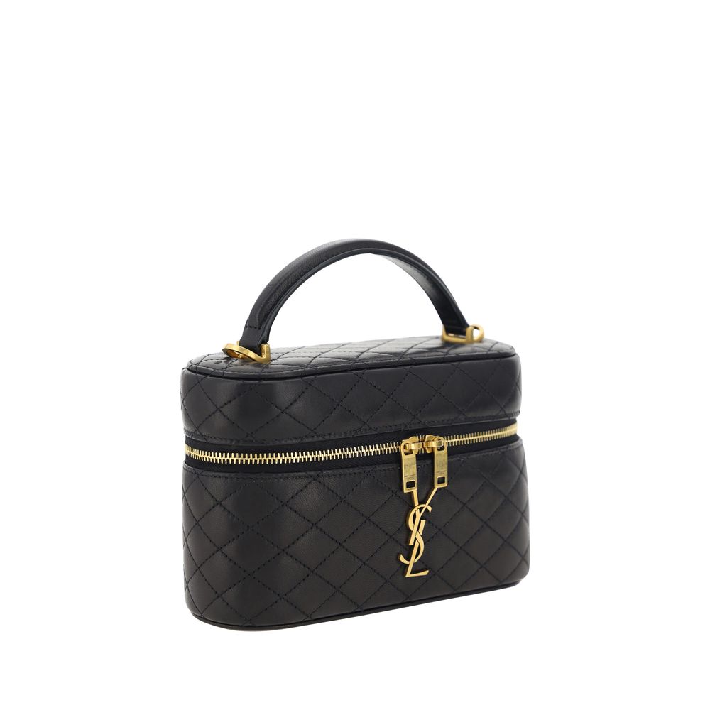 Saint Laurent | Black Calf Leather Bos Taurus Shoulder Bag