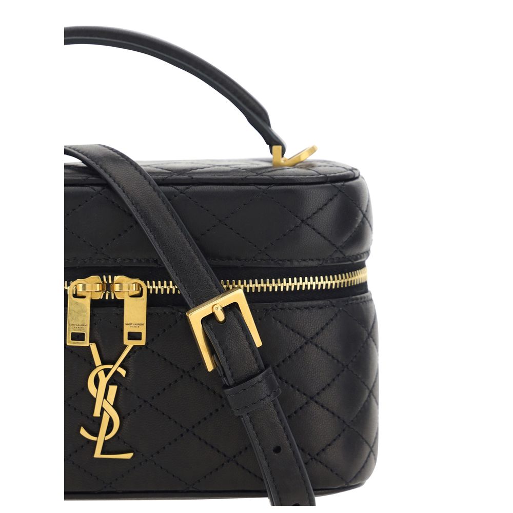 Saint Laurent | Black Calf Leather Bos Taurus Shoulder Bag