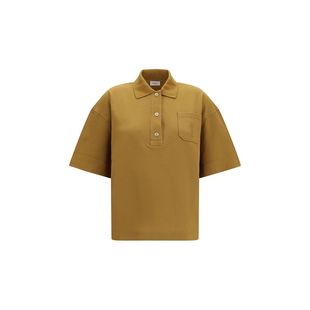 Saint Laurent | Multicolor Cotton Polo Shirt
