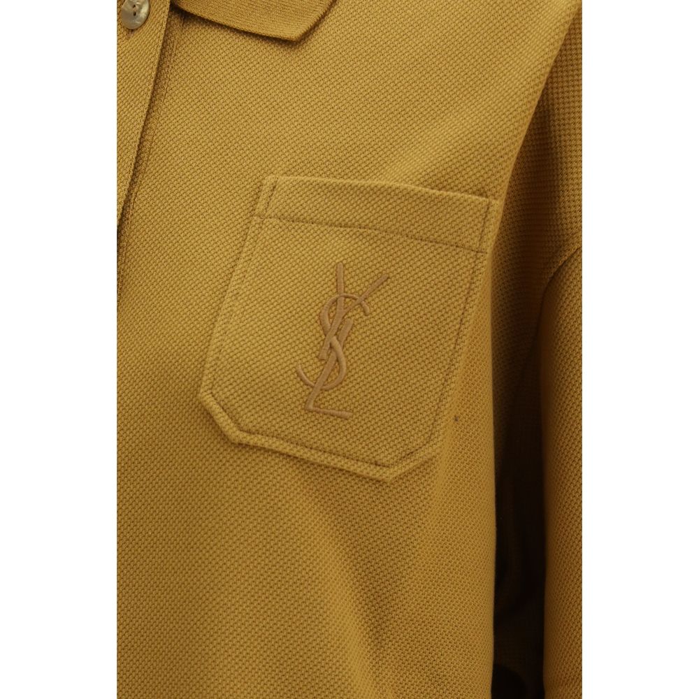 Saint Laurent | Multicolor Cotton Polo Shirt