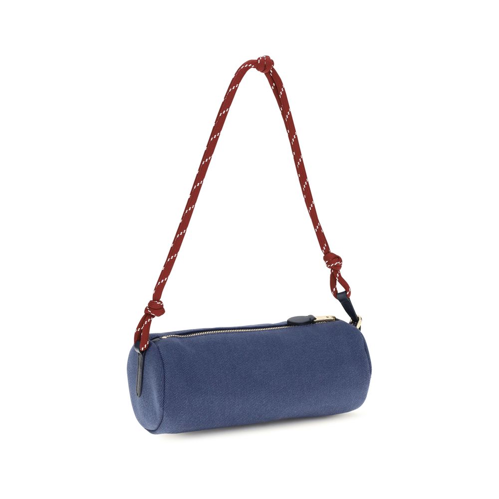 Miu Miu | Blue Cotton Shoulder Bag
