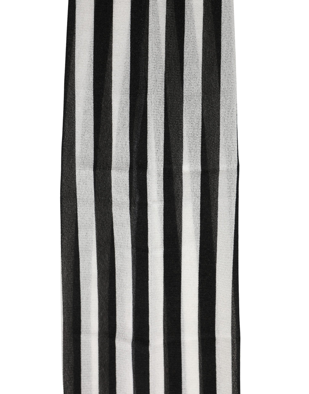 Dolce & Gabbana | Black White Stripes Tights Stocking Pantyhose Socks