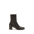 Prada | Brown Lamb Ovis Aries Ankle Boots