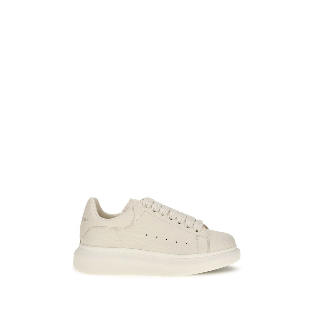 Alexander McQueen | White Calf Leather Bos Taurus Chunky Sneakers