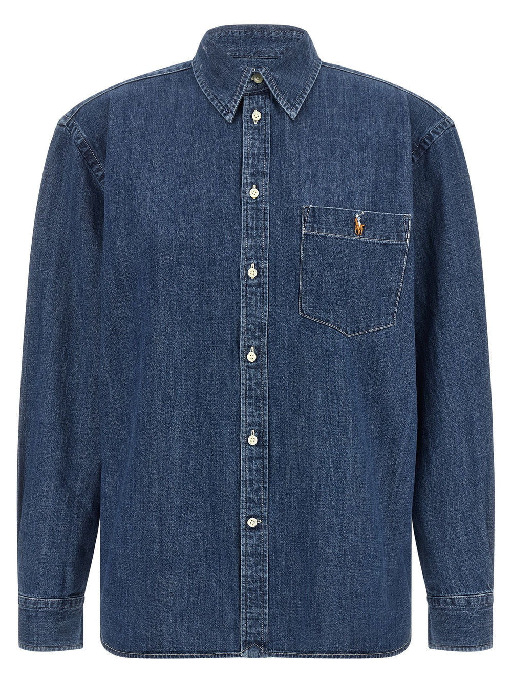 Polo Ralph Lauren | Blue Cotton Blouse