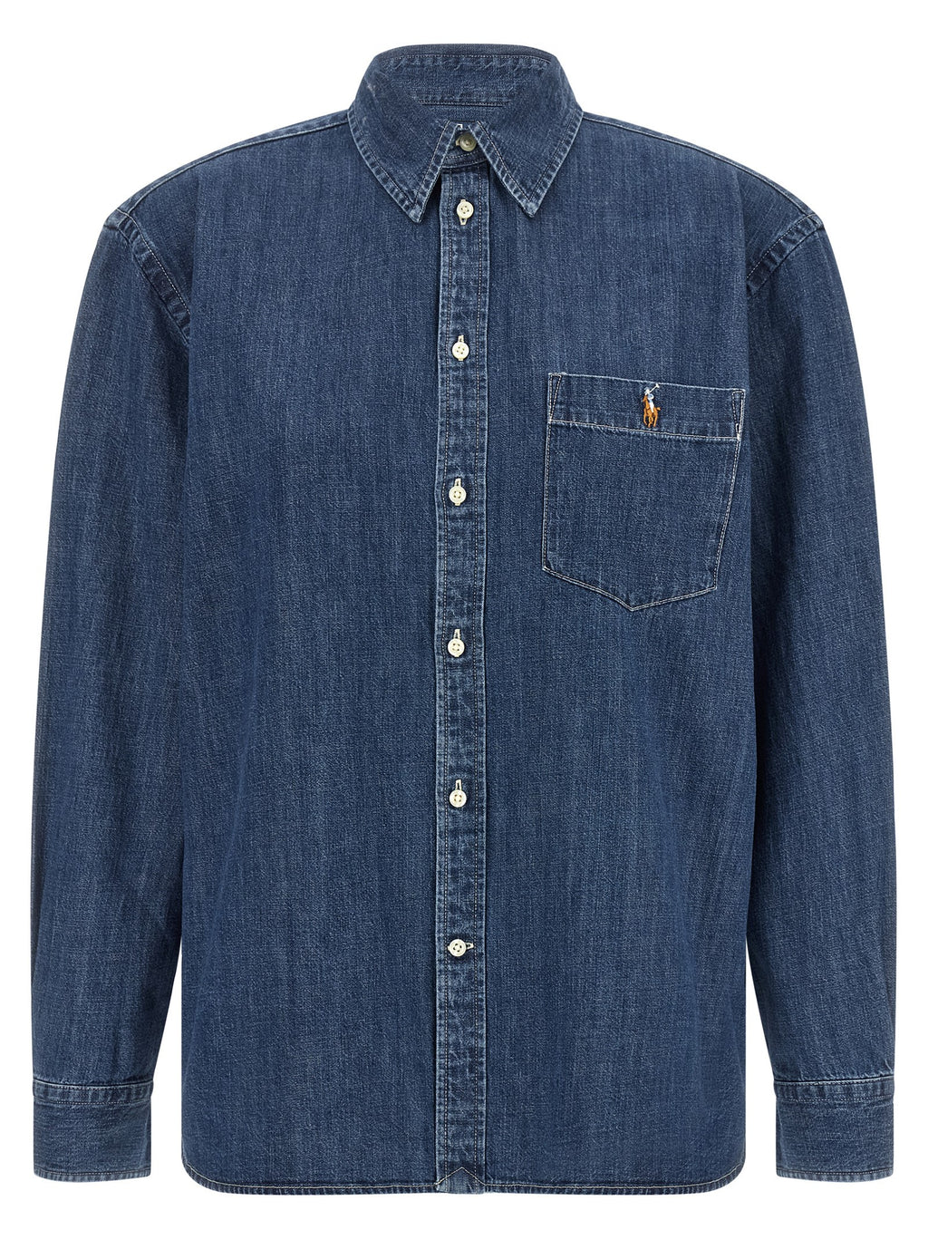 Polo Ralph Lauren | Blue Cotton Blouse