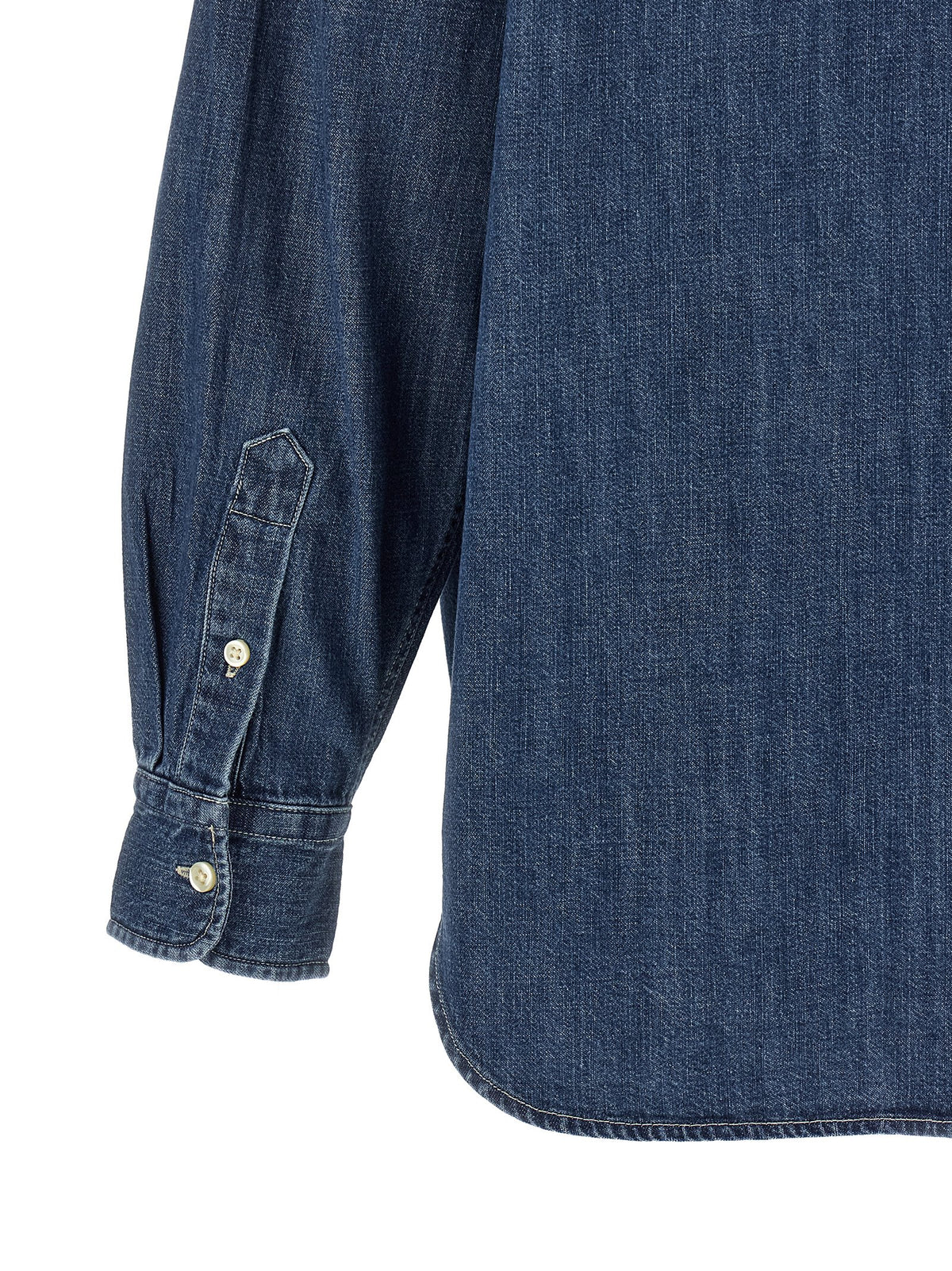 Polo Ralph Lauren | Blue Cotton Blouse