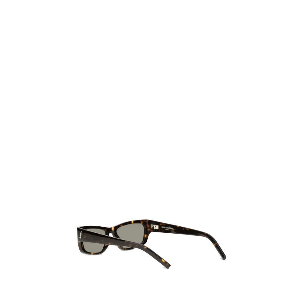 Saint Laurent | Brown Acetate Sunglasses