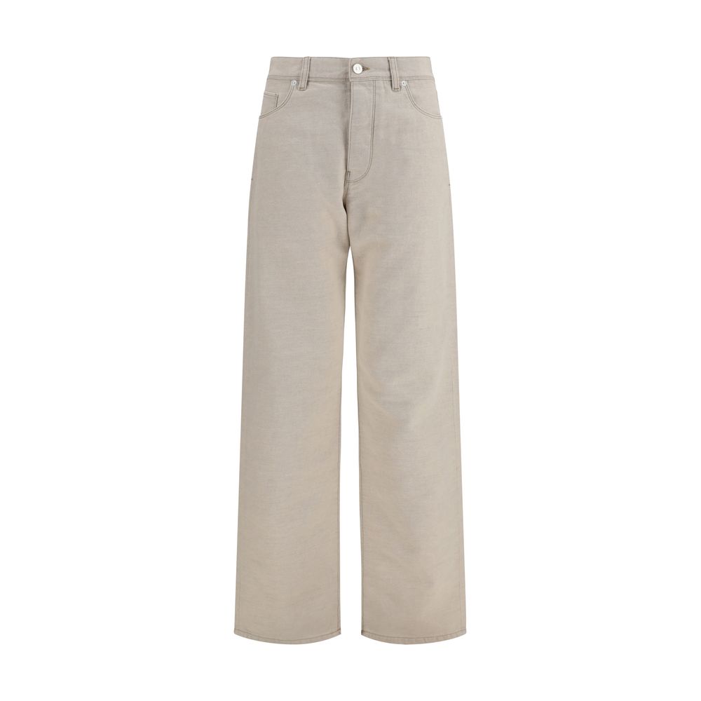 Fendi | Beige Cotton Jeans Denim