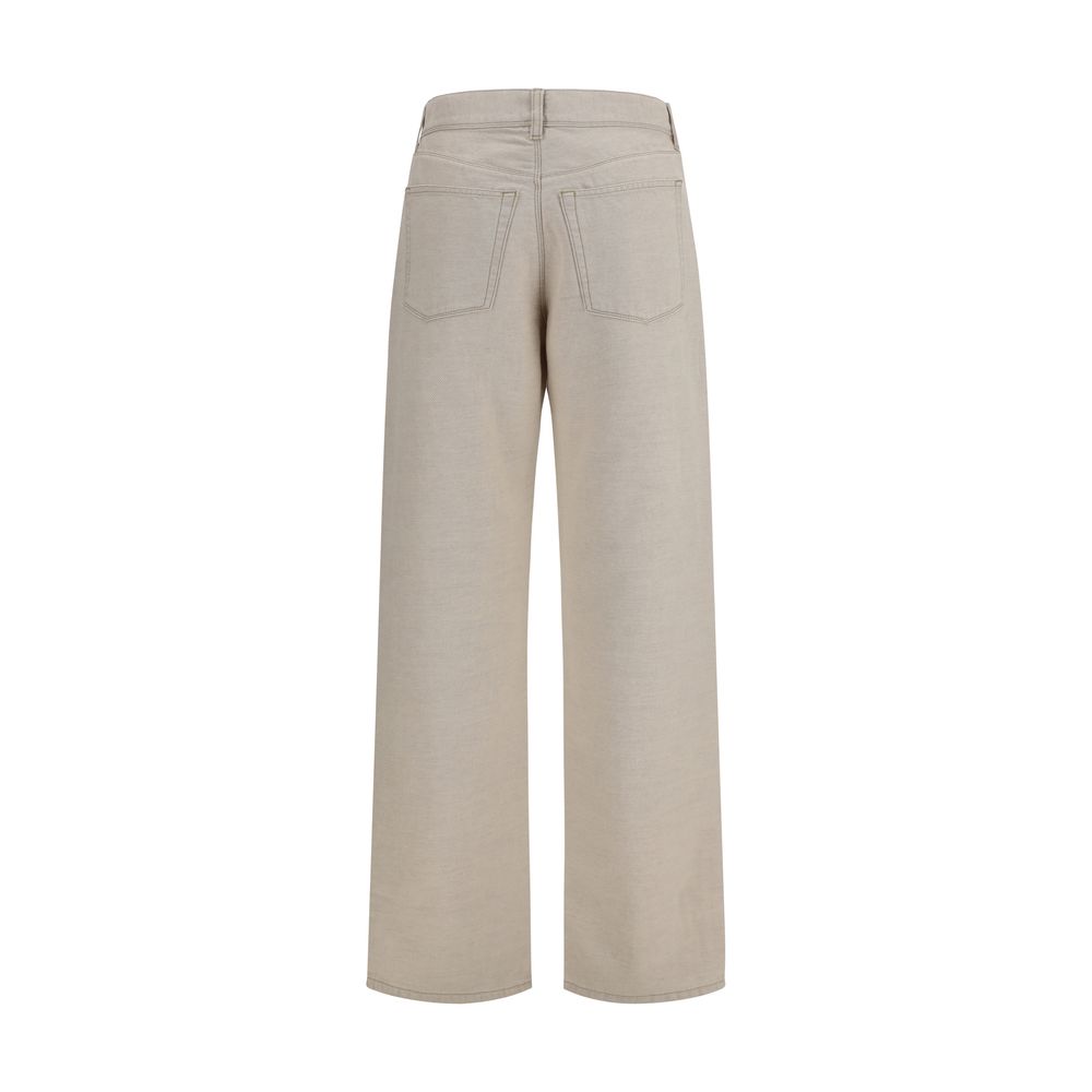 Fendi | Beige Cotton Jeans Denim