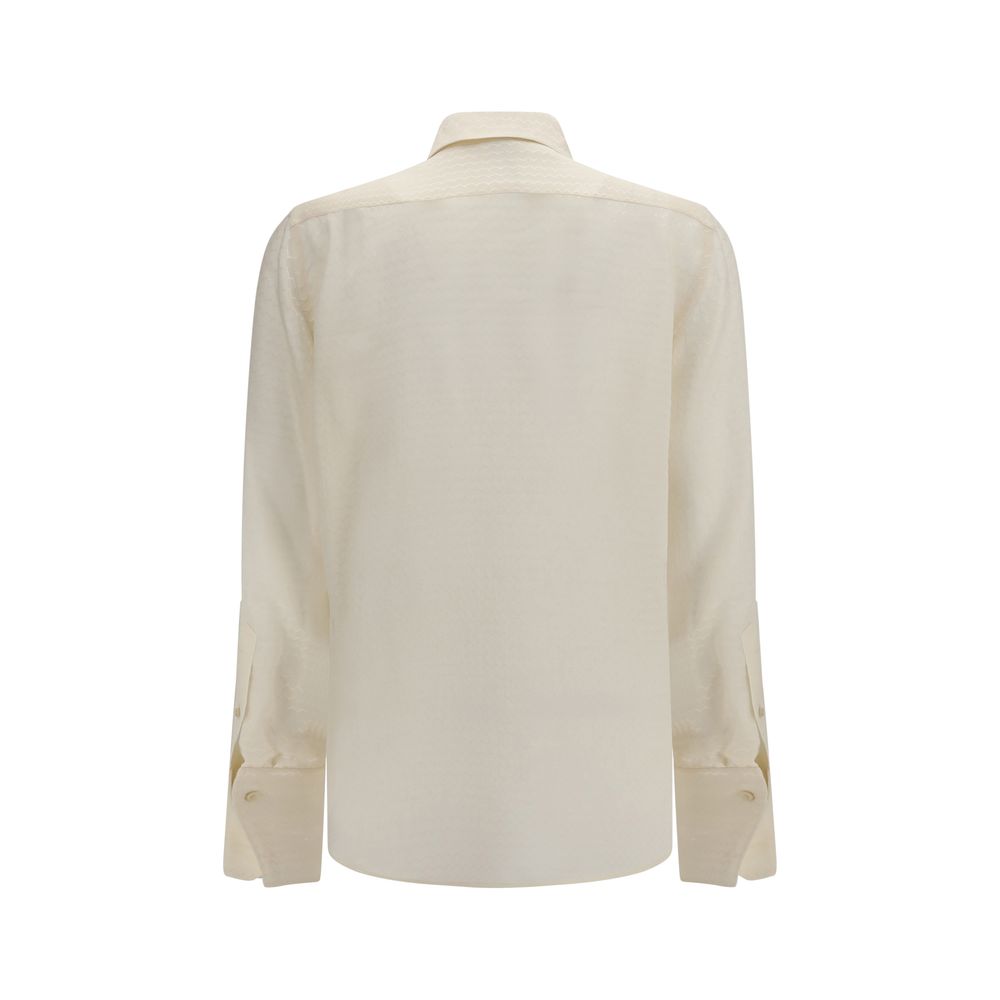 Fendi | Beige Silk Shirt