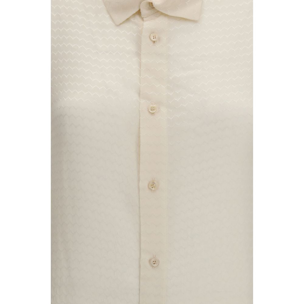 Fendi | Beige Silk Shirt