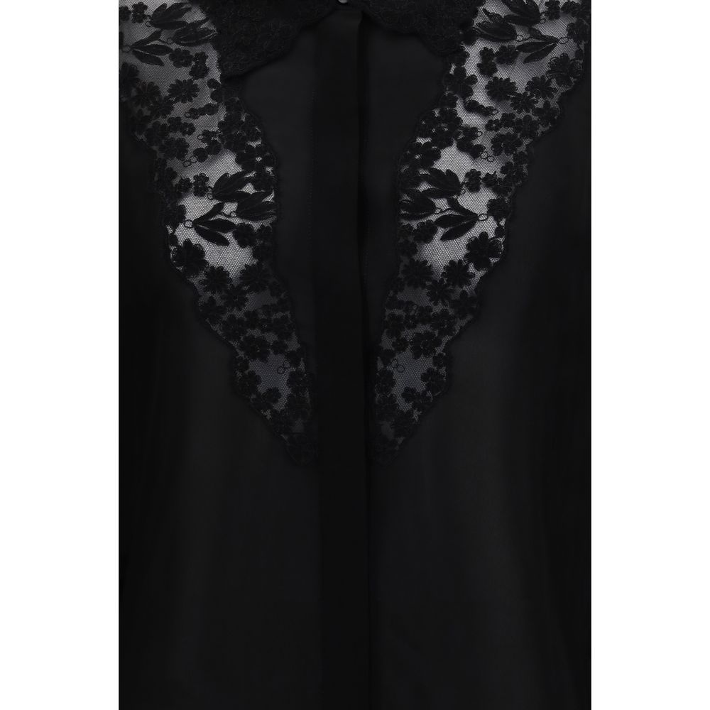 Fendi | Black Silk Blouse