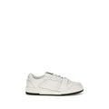 Fendi | White Calf Leather Bos Taurus Athletic Sneakers