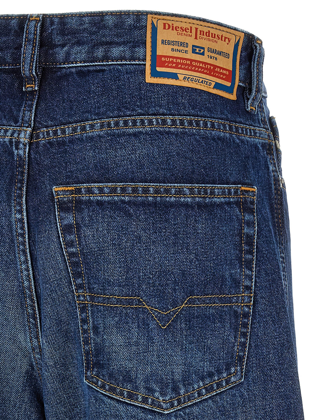 Diesel | Blue Cotton Jeans Denim
