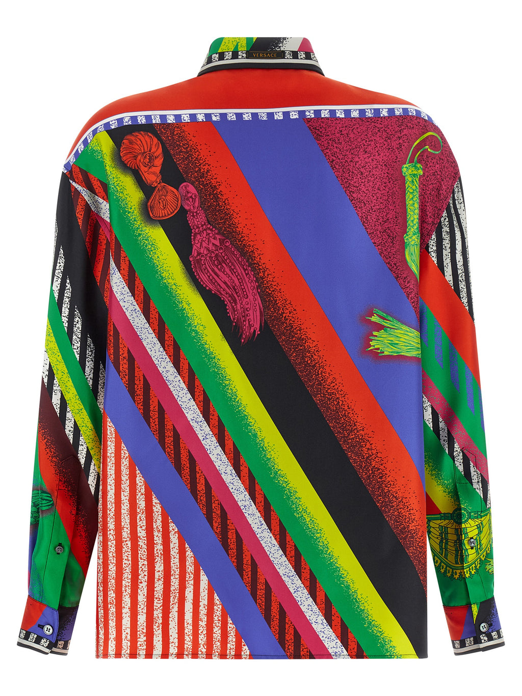 Versace | Multicolor Silk Blouse