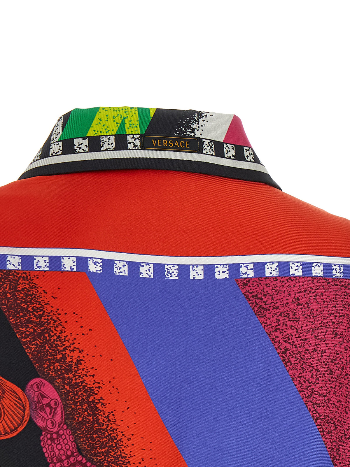 Versace | Multicolor Silk Blouse