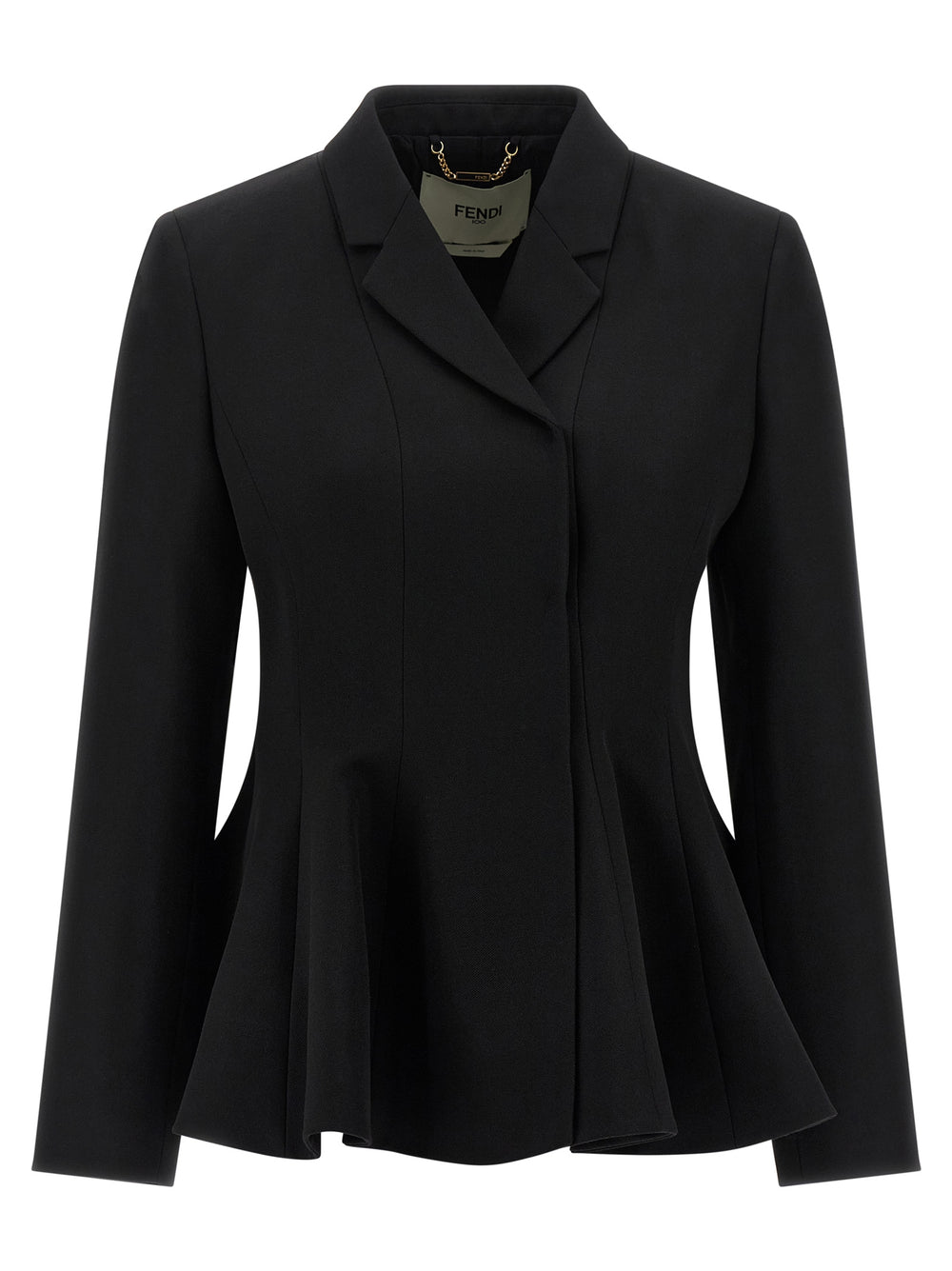 Fendi | Black Virgin Wool Blazer