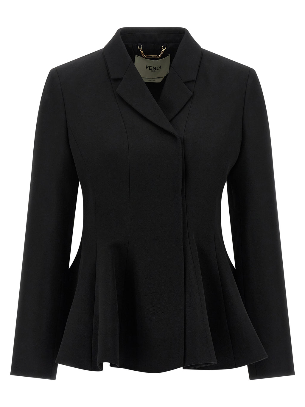 Fendi | Black Virgin Wool Blazer