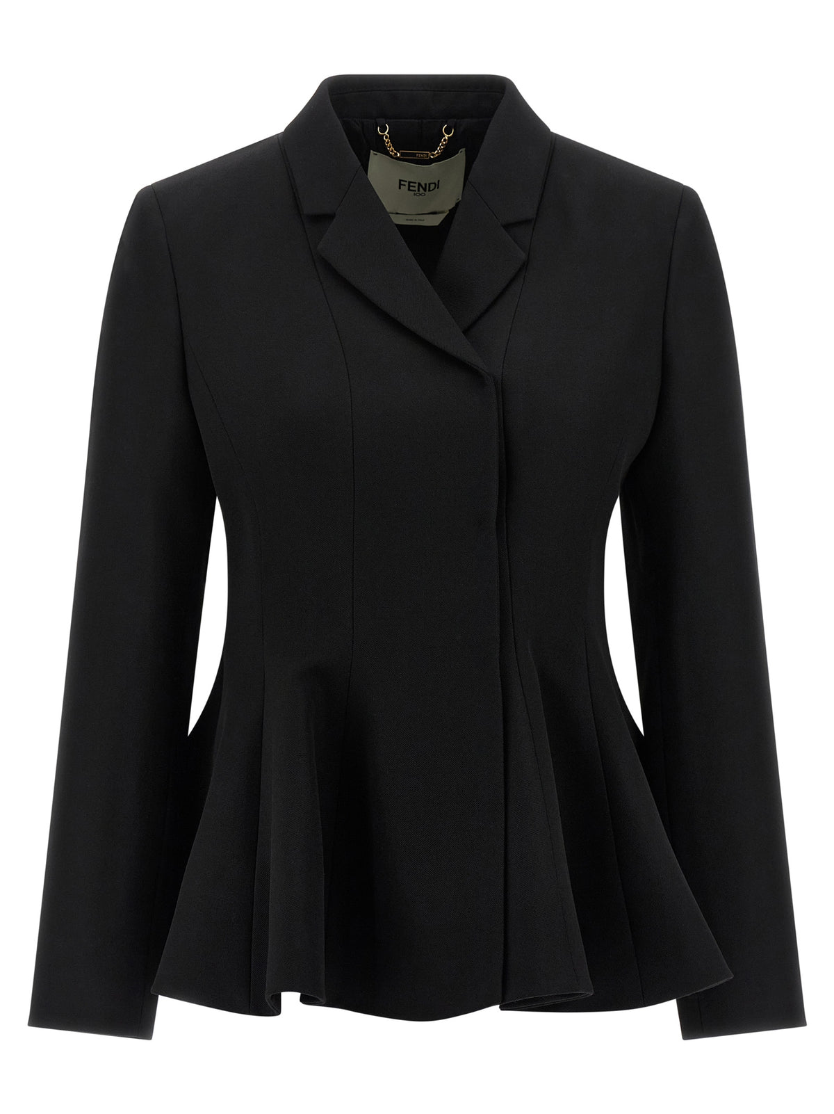 Fendi | Black Virgin Wool Blazer