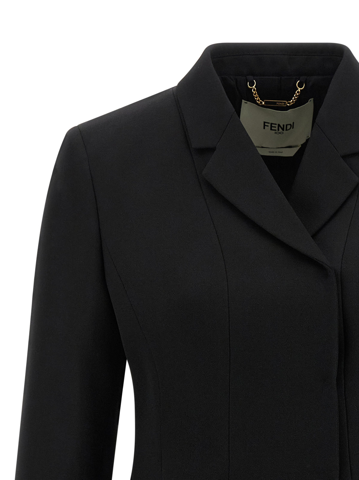 Fendi | Black Virgin Wool Blazer