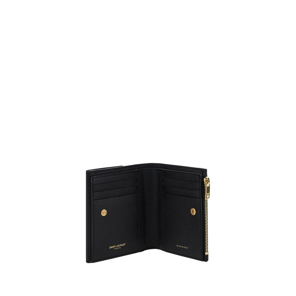 Saint Laurent | Black Calf Leather Bos Taurus Wallet