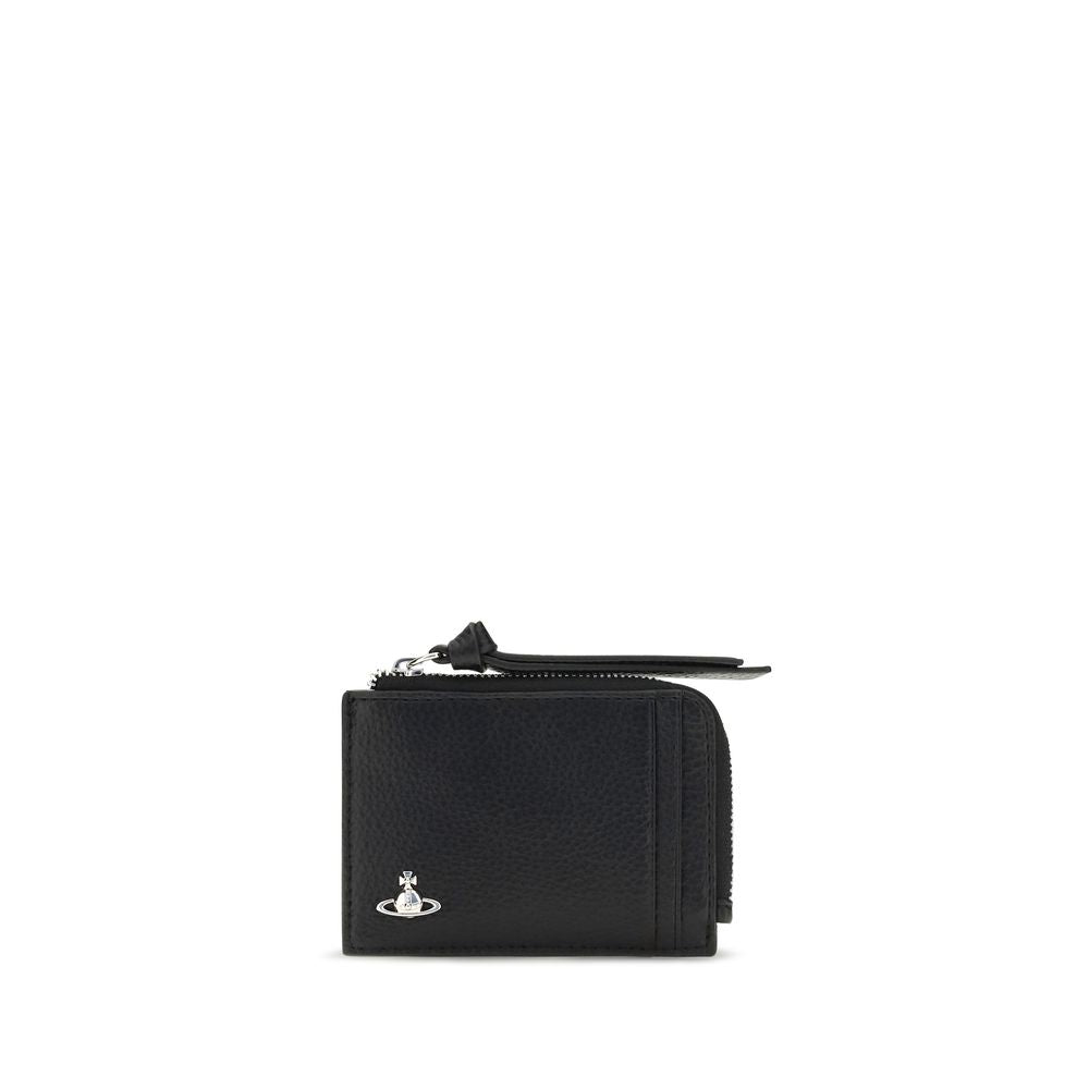 Vivienne Westwood | Black Calf Leather Bos Taurus Wallet
