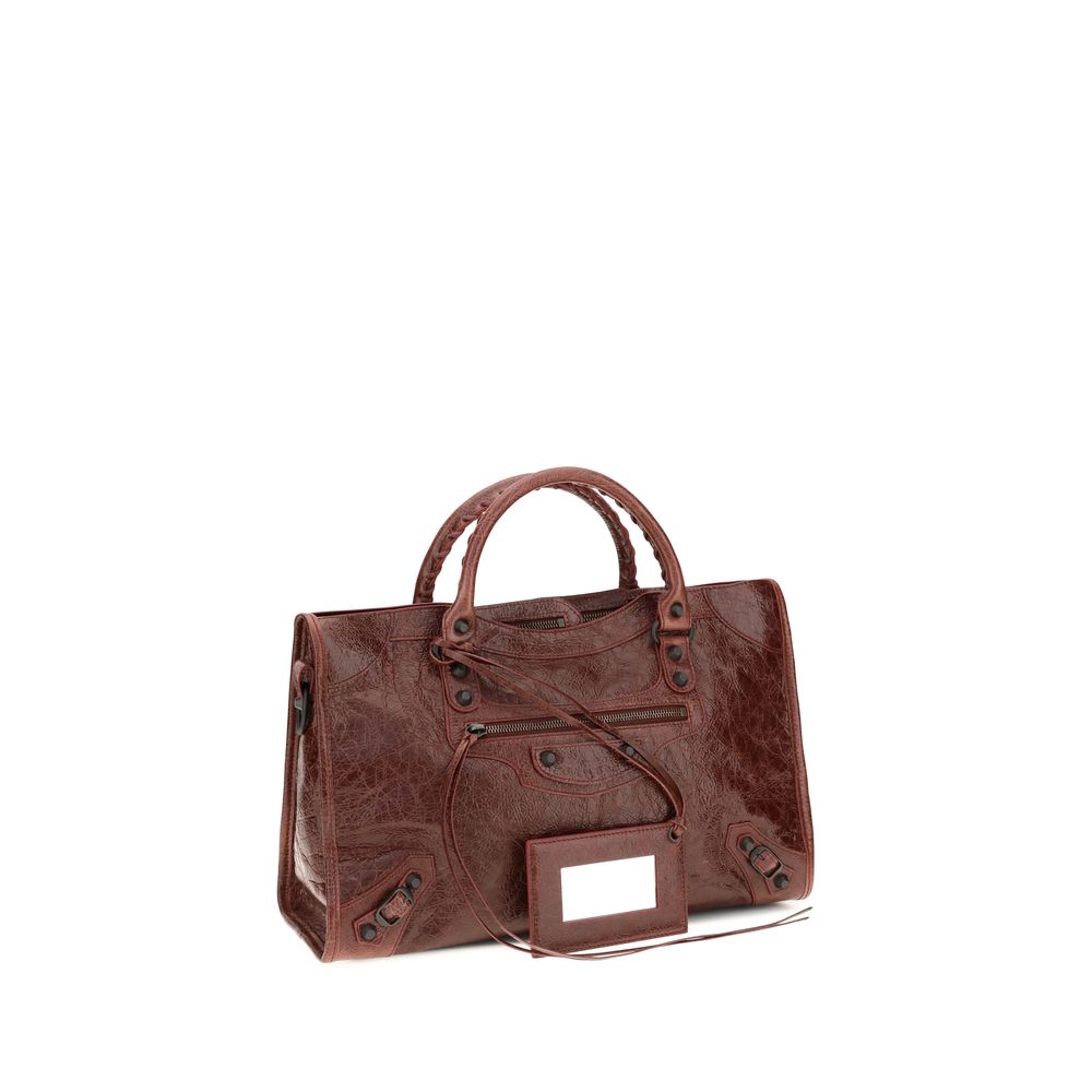 Balenciaga | Bordeaux Lamb Ovis Aries Handbag