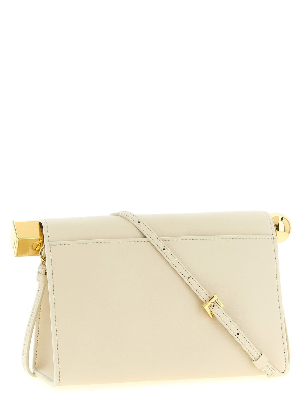 Jacquemus | White Lamb Leather Clutch Bag