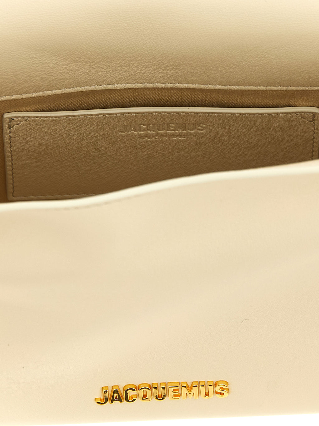 Jacquemus | White Lamb Leather Clutch Bag