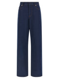 Fendi | Blue Cotton Jeans Denim