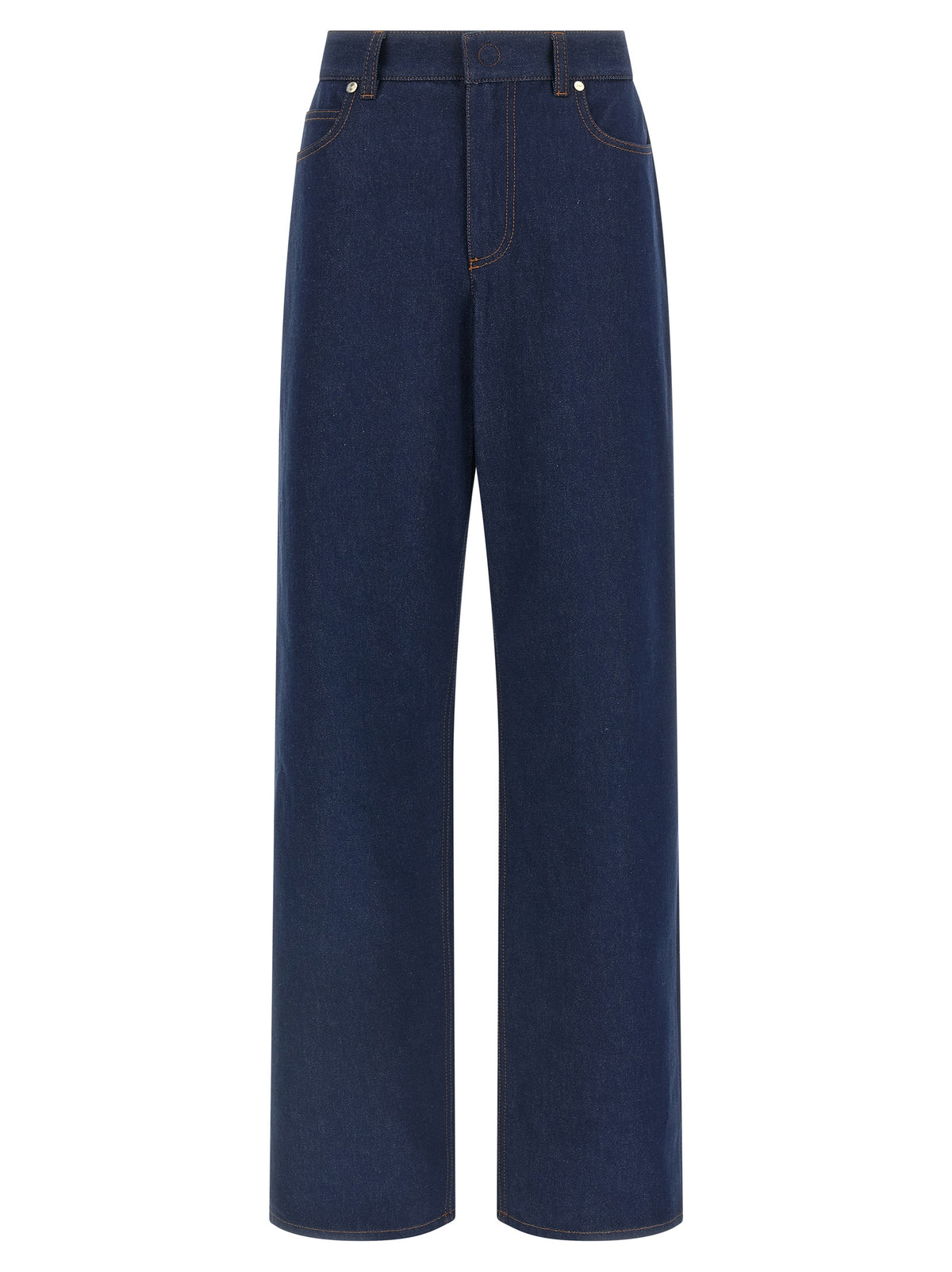 Fendi | Blue Cotton Jeans Denim